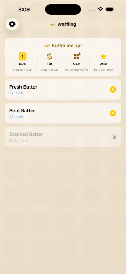 Chapter select screen